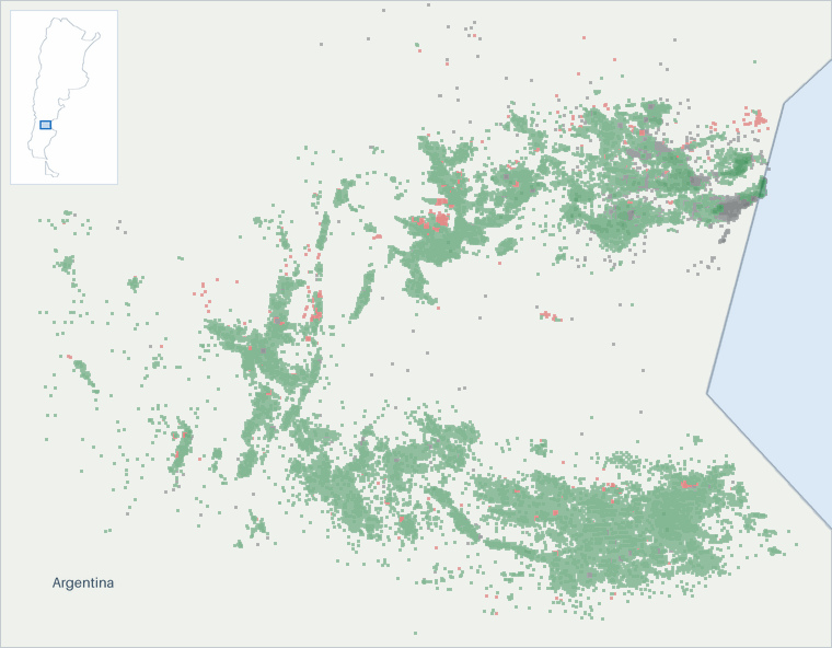 Well map of Golfo San Jorge. The full map is further down this page.