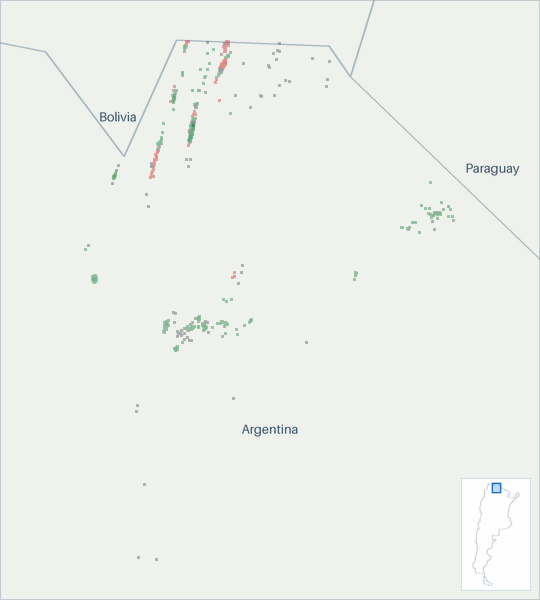 Well map of Noroeste. The full map is further down this page.