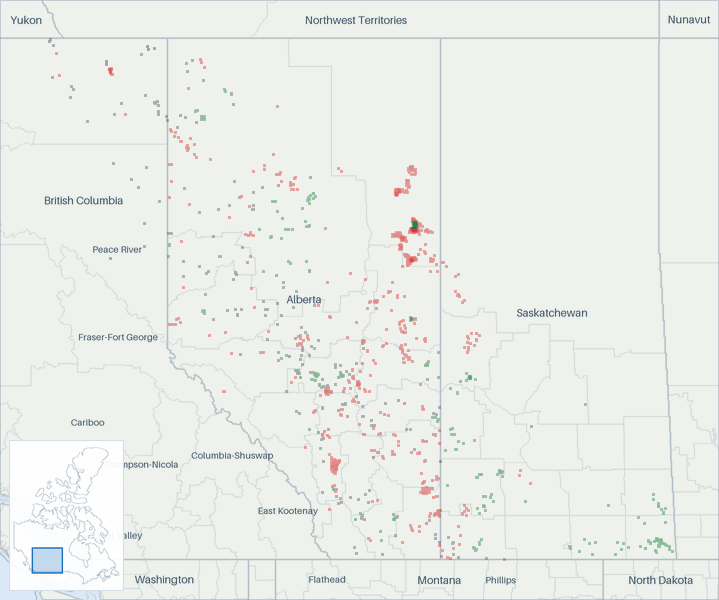 Well map of CNOOC Limited. The full map is further down this page.