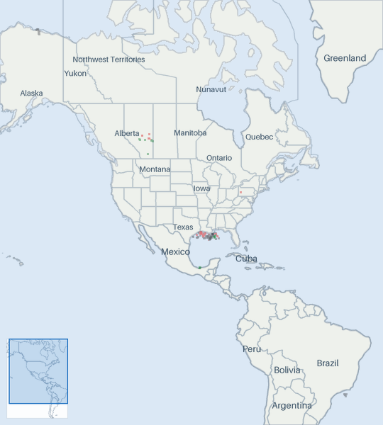 Well map of Eni S.p.A.. The full map is further down this page.