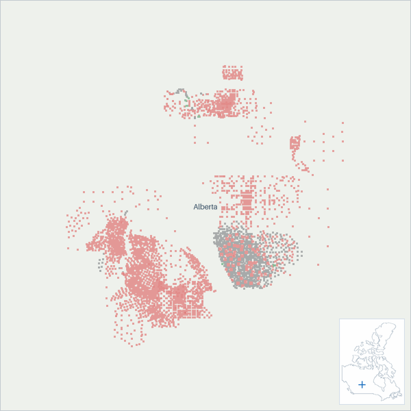 Well map of Syncrude Canada Ltd.. The full map is further down this page.